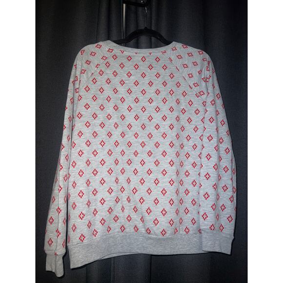 Ugly Christmas Sweater Xmas Sweatshirt Crewneck Size Medium Rudolph - Picture 3 of 3